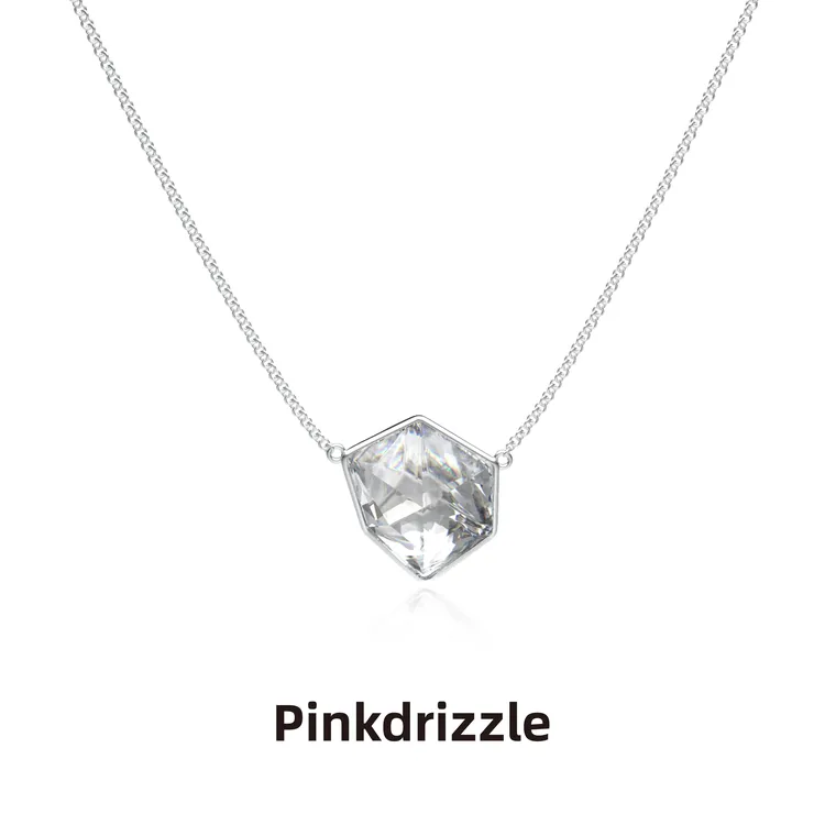 【小米专属】Pinkdrizzle菱曜星辰几何镶嵌项链简约百搭设计感