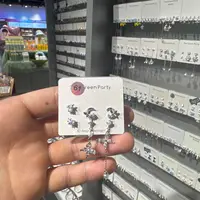 月亮蝴蝶AB款流苏六戴耳钉