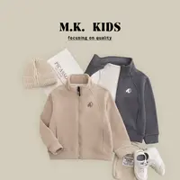 现货儿童外套男童冬款潮流立领百搭上衣2024新款DZ7250华子童装