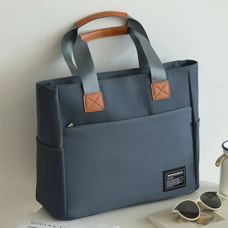 牛津公文包会议袋定制LOGO高级感商务办公电脑包通勤手提包文件袋