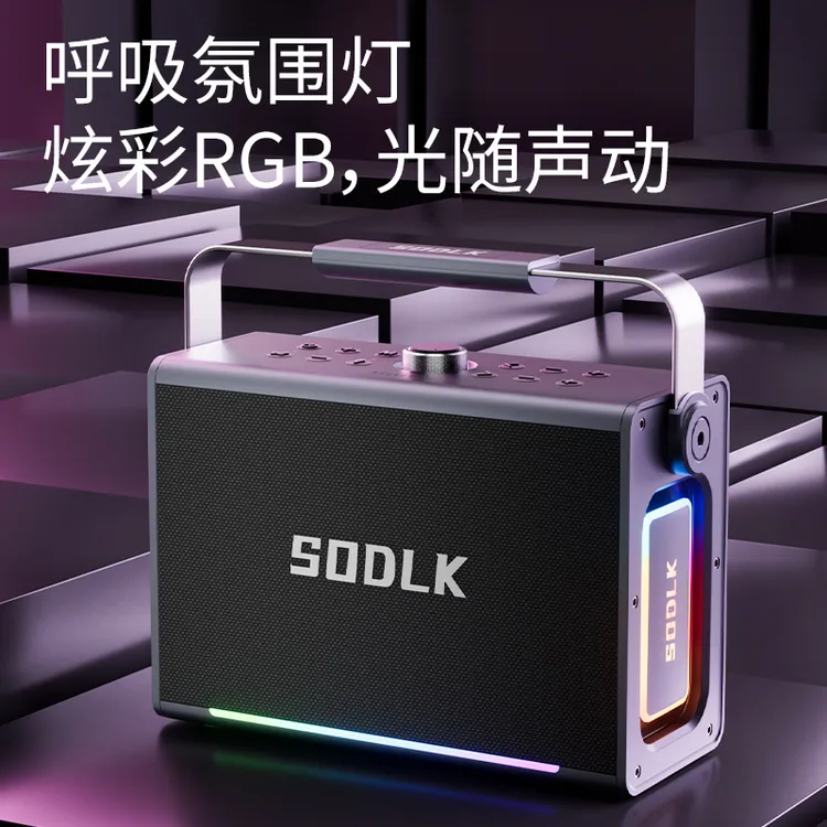 声莱客S1117蓝牙音箱直播户外唱歌声卡一体机高端音响无线低音炮