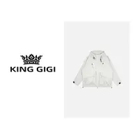 KING GIGI 吉吉国王｜山系人｜户外登山 多口袋连帽男士冲锋衣91169