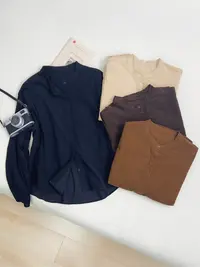 韩版简约百搭休闲衫气质显瘦衬衣衬衫女款外穿