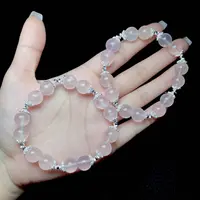 【云上好物】9 DS43649-粉水晶DIY单圈手串-多样性发其一-10mm（JG）