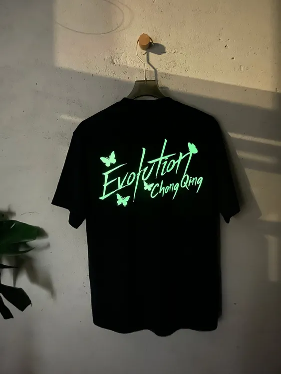 Evolution重庆应援服2025进化演唱会240克双纱短袖t恤半袖上衣