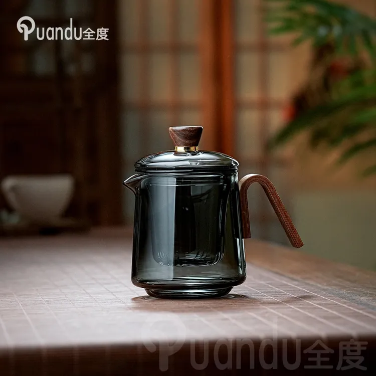 加厚玻璃耐高温中式泡茶壶可自滤茶水分离办公室泡茶器