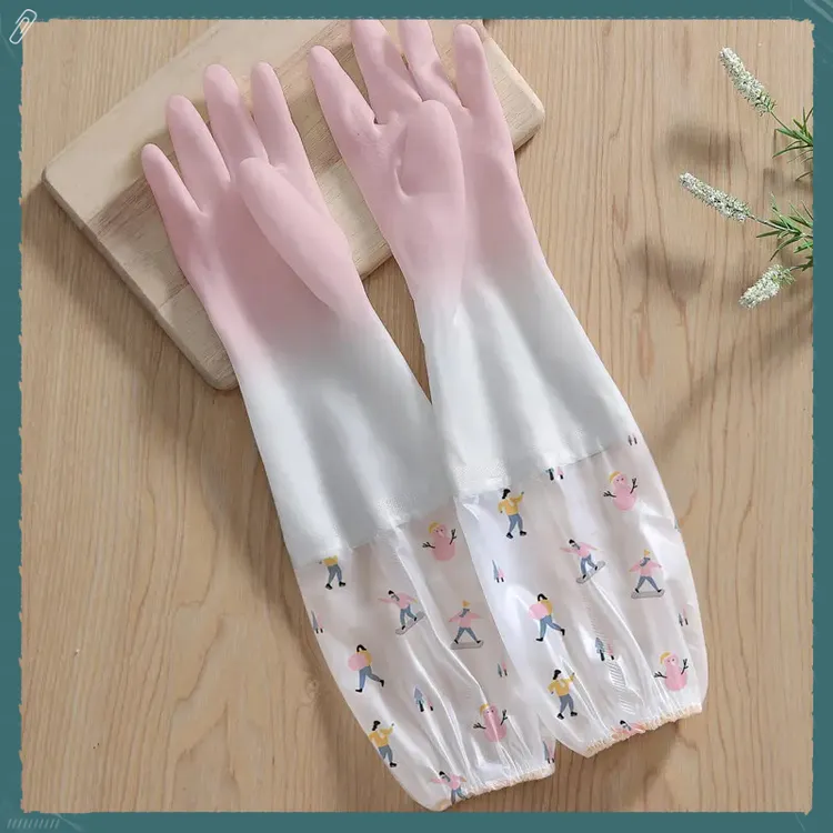 洗碗手套女厨房加厚橡胶冬季洗衣服保暖防水网红居家实用小物件