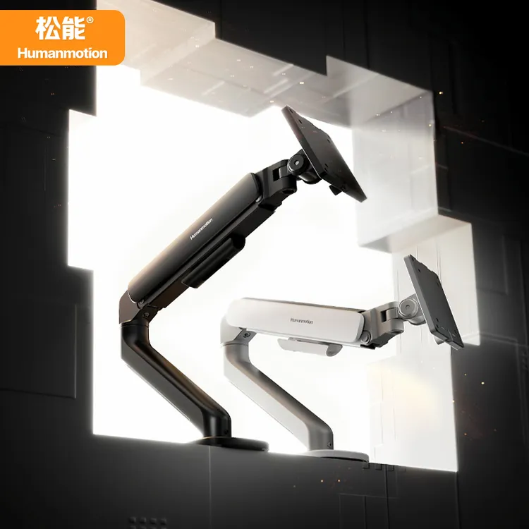 【新品上新】松能T650显示器支架机械臂气动弹簧快装面板丝滑调节