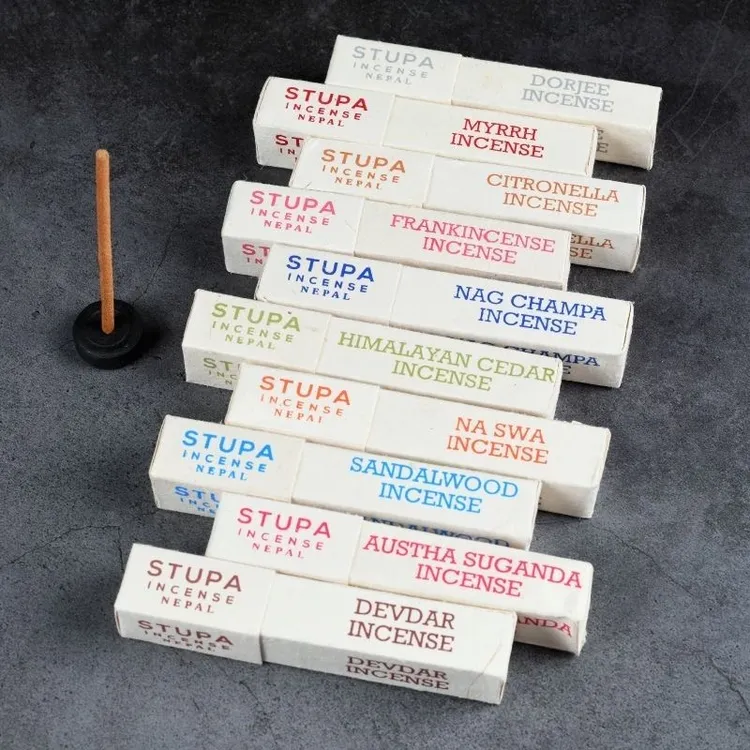 【正品】高端尼泊尔进口STUPA纯手工线香藏香助眠室内香薰檀香车载