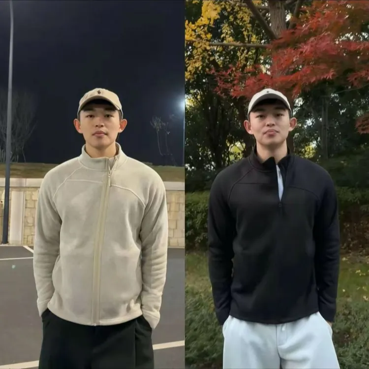 2025男士蓄热开衫拉链加绒保暖秋冬立领户外运动休闲加绒加厚长袖