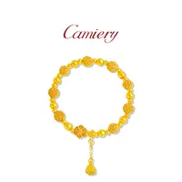  CAMIERY 新中式时尚轻奢花丝球六相花手链气质百搭ZYN