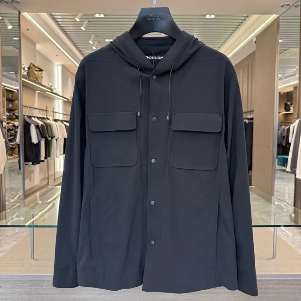 【户外休闲】26118连帽男士时尚减龄 速干口袋 休闲外套