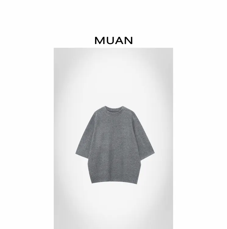 木岸MUAN：《塞尔维亚T》定制560克老钱静奢针织上衣女CQ-JD-2527