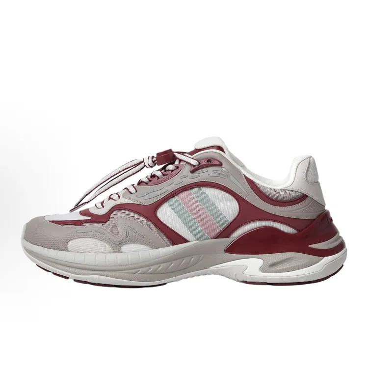 未使用 GUCCI/古驰 新款 红灰色 2.0系列 全新轻便舒适款运动鞋 