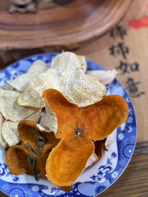 【梅江13年老树】2024龍冬抢新会核心原种圈枝真冬后大红陈皮典藏款