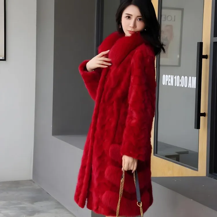 女士皮草洋气上档次年轻漂亮2025款皮草外套女貂皮真貂皮草外套女