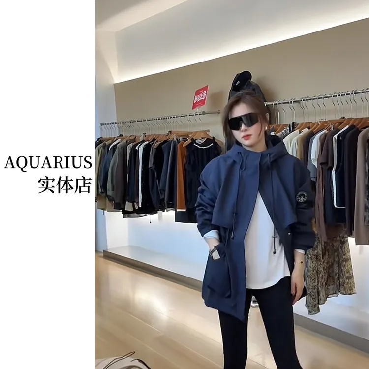 【AQUARIUS 】（极致户外）连帽冲锋衣外套27-866