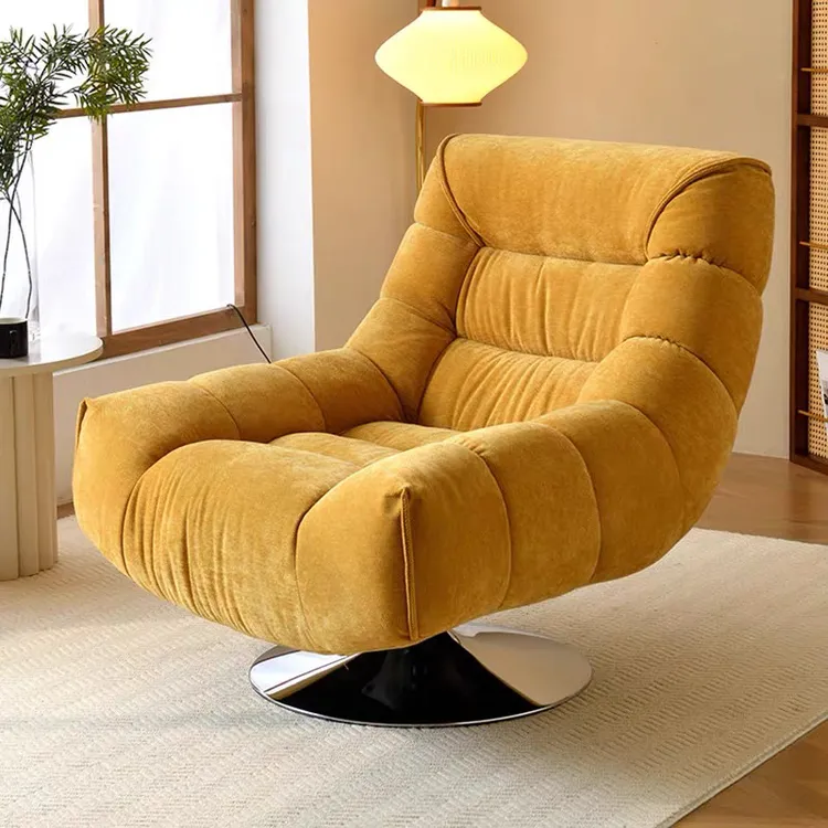 设计师单人沙发转椅简约现代家用客厅阳台休闲时尚网红慵懒沙发椅