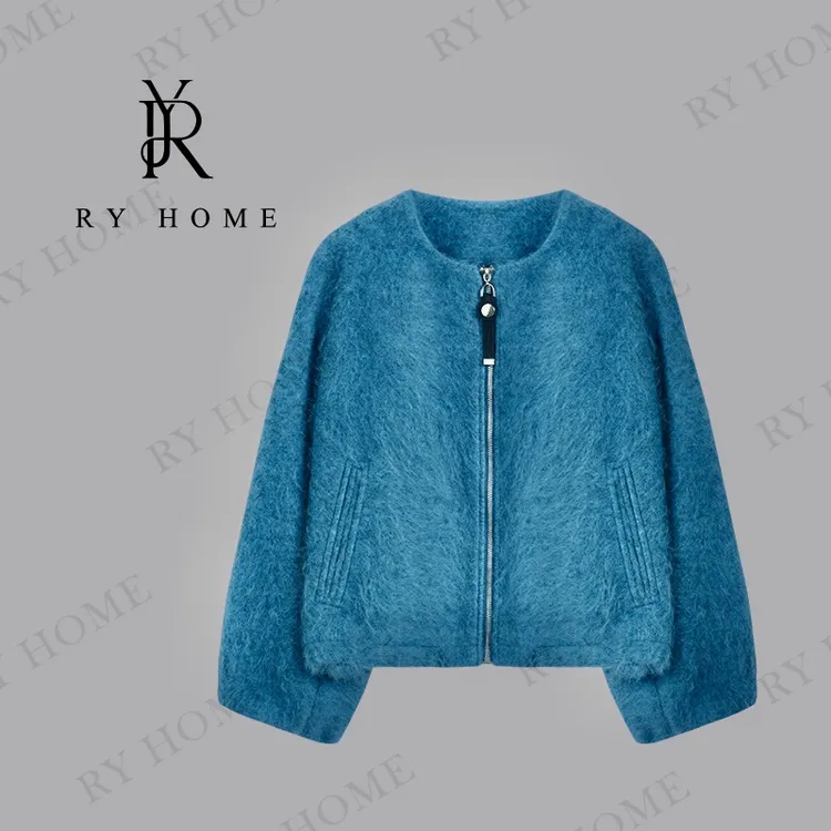 容雨RYHOME【拉绒羊绒】简约时尚感羊毛外套253W2454