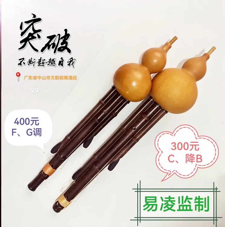原生态金竹紫竹葫芦丝专业演奏适用c调降b调等多调乐器