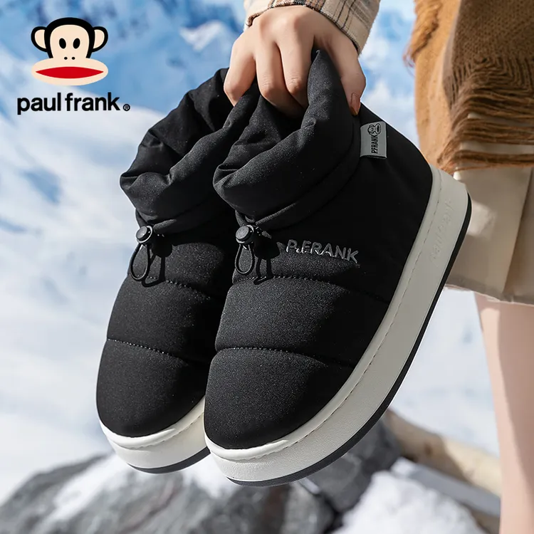 大嘴猴棉拖鞋男款2025新款爆款冬季外穿包跟加绒保暖高帮防水棉鞋