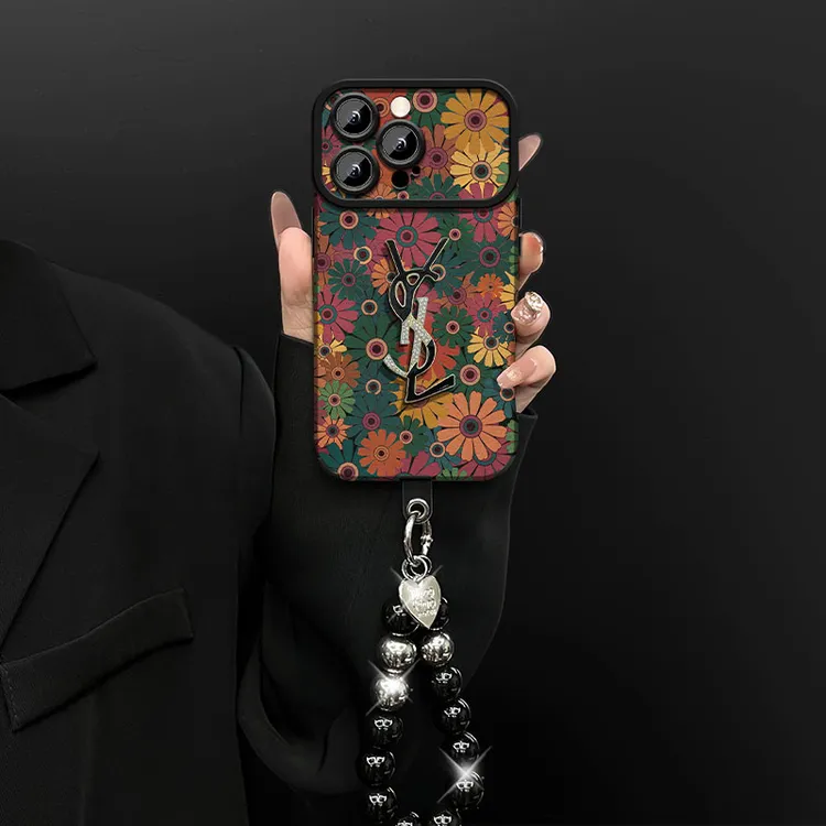 适用于【苹果/oppo/华为/vivo/小米】大视窗复古水彩雏菊潮牌手机壳