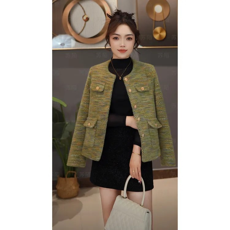 法式羊毛小香风外套女款爆款2025新款秋季高级感气质潮牌百搭秋季