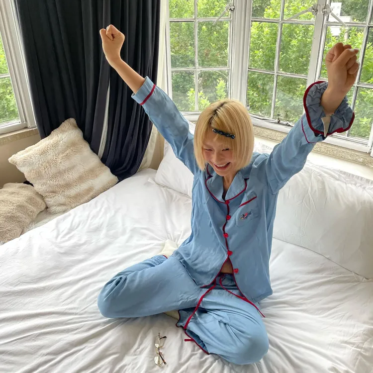 韩版云朵棉衬衫长袖休闲睡衣女秋季新款灯笼长裤家居服套装可外穿
