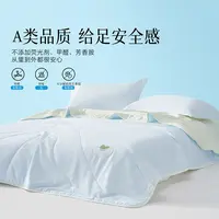 夏季A类裸睡级薄款大豆夏被可水洗抗菌亲肤柔软透气空调被子严选