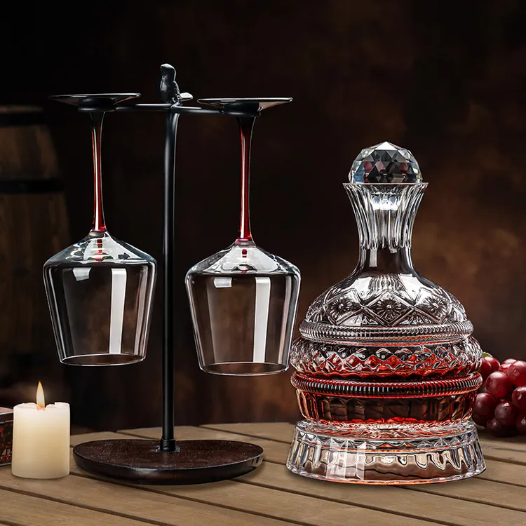 2只装勃艮第红酒杯套装大肚家用轻奢欧式水晶玻璃高脚杯2025新款