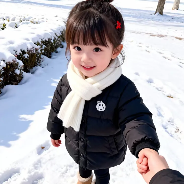 儿童长袖内胆打底加厚已检白鸭绒新款小宝打底神器