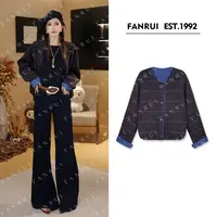 FANRUI/泛芮「伽蓝绫罗」羊毛小香风洋气百搭设计感秋款外套B18440