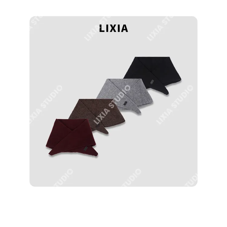 LIXIA【爱意】韩式气质款披肩保暖羊毛围巾-D9950