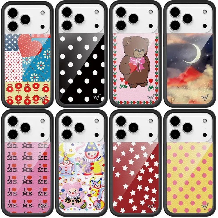超高版W家卡通系列适用苹果17promax手机壳15防摔可爱卡通个性