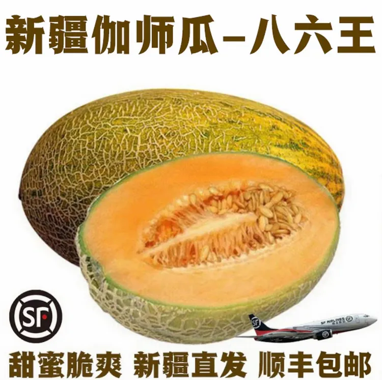八六王新疆直发顺丰快递正宗八六王伽师瓜新鲜应季水果爆甜多汁