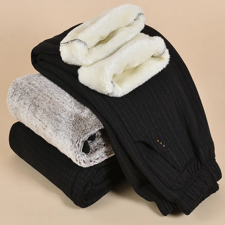 中老年人裤子妈妈女冬装奶奶休闲外穿老人棉裤保暖宽松加绒加厚裤