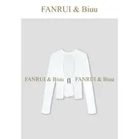 FANRUI/泛芮「蜜语回眸」早秋高颜值镂空透气网纱设计感上衣B17526