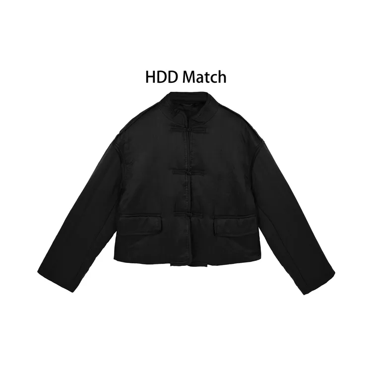 HDD- "春 亭" 90白鸭绒 女款中式国风定制气质羽绒服外套 Y1006 