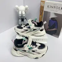 8653儿童老爹鞋学院风运动鞋轻便网面秋季男中大童