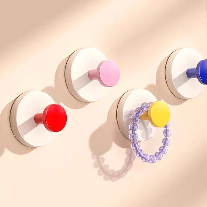 百悍吸盘挂钩免打孔厨房粘钩门后挂衣钩挂衣架墙上壁挂收纳神器