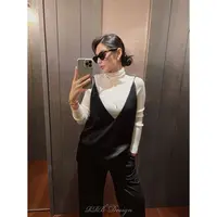 RRB Design「叠穿利器」重磅醋酸修身显瘦V领纯色百搭吊带背心