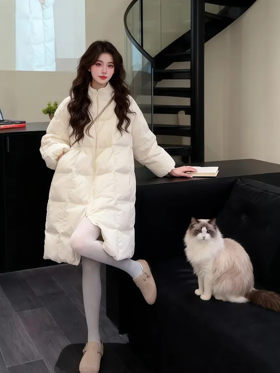 冬装巨好看的连帽棉服外套女2025新款今年流行爆款韩系漂亮大衣