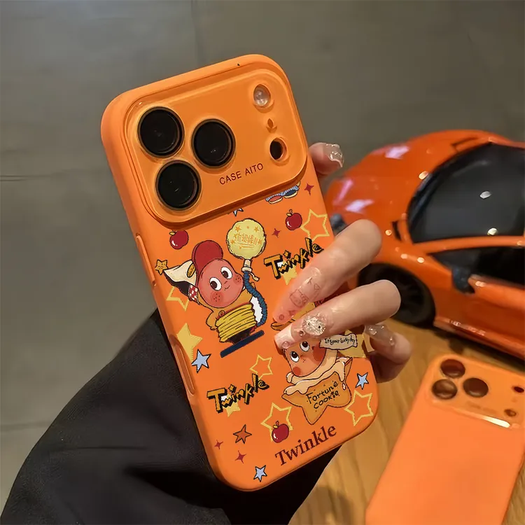 星星人果酱气球新款液态大视窗适用iPhone17promax男女款16防摔