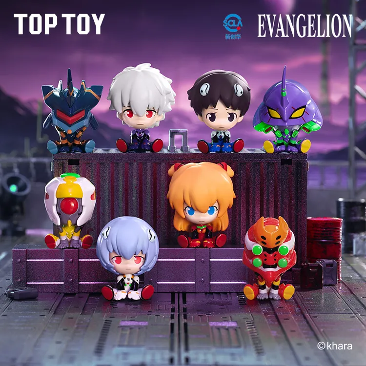 【送礼好物】TOPTOY EVA新世纪福音战士MINI坐坐手办盲盒车载摆件