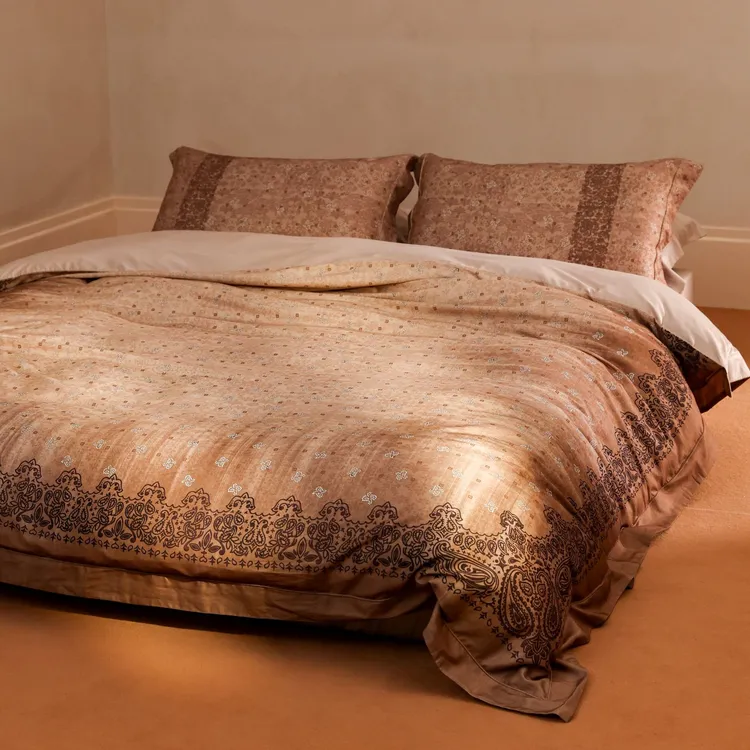 轻奢超细旦LF80天丝长绒棉磨毛四件套超柔亲肤裸睡高级感被套床单