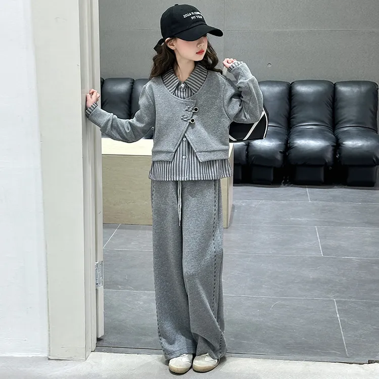 女童春款套装洋气时尚儿童运动休闲两件套春秋韩版女孩春装中大童