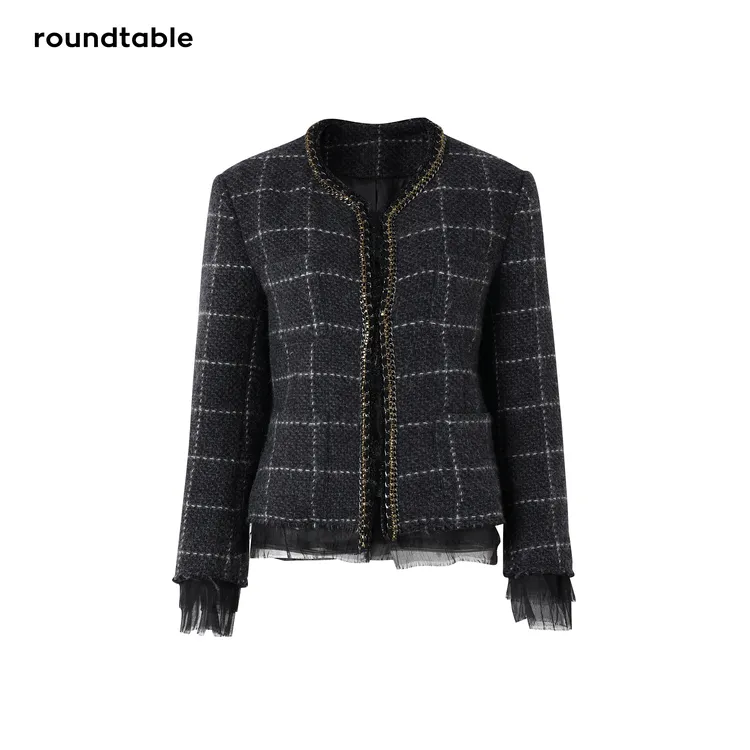 轻奢重工定制名媛小香风显瘦气质外套短款时尚百搭女士MFW4306251