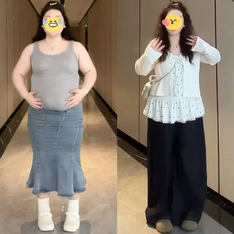 大码女装设计感蕾丝花边挂脖吊带秋季微胖MM气质荷叶边开衫两件套