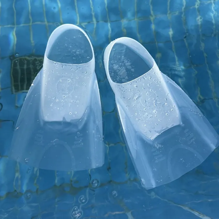 ciellemarin喜马林游泳训练蛙鞋自由泳无闪超透明超隐形硅胶脚蹼