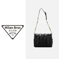 【米兰兄弟】头层牛皮手提腋下斜挎女包